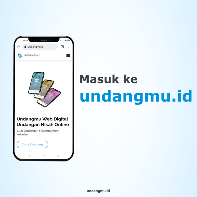cara membuat undangan nikah website digital