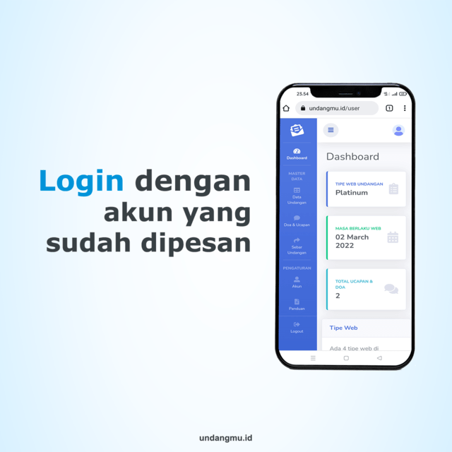 cara membuat undangan nikah website digital