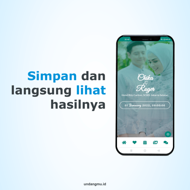 cara membuat undangan nikah website digital